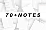 CANVA 70+ NOTES BUNDLE, a Stationery Template by MNT-Creator (Thumbnail 1 of 4)