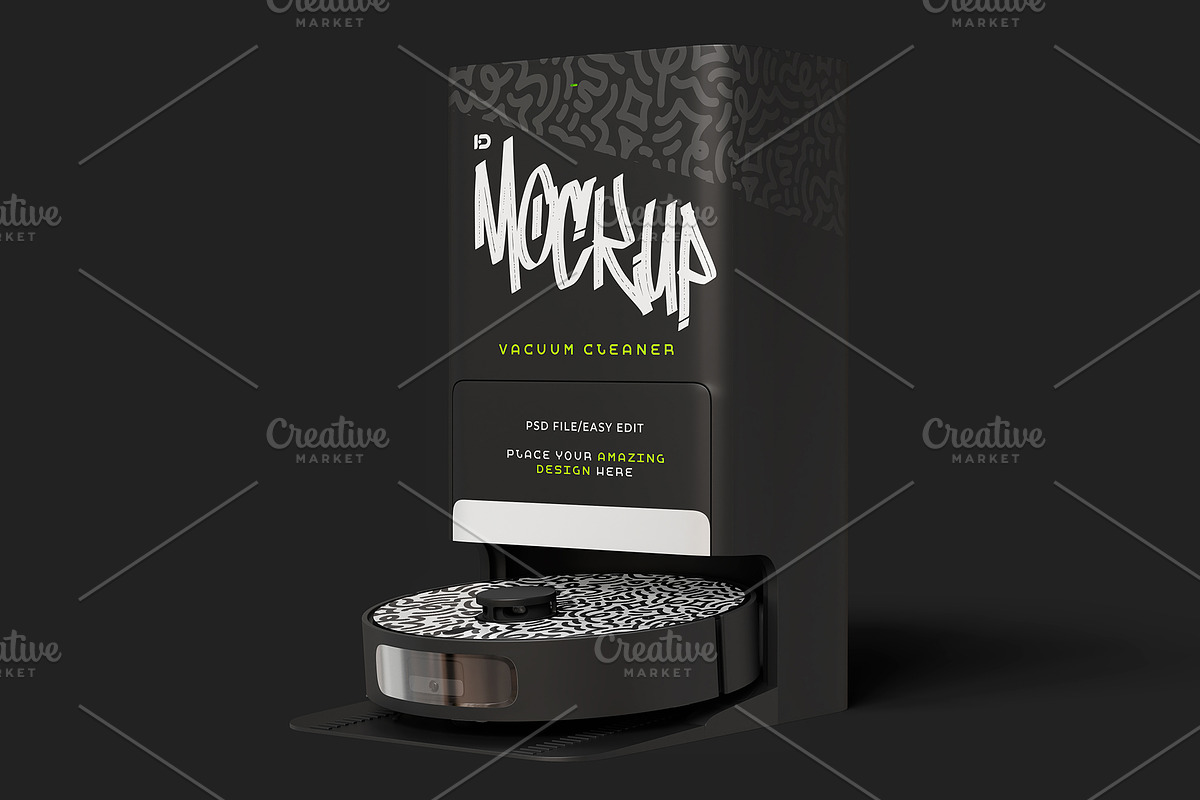 Vacuum Cleaner Mockup Set, a Wearable Device Mockup by ForgeDesign (Photo 4 of 6)