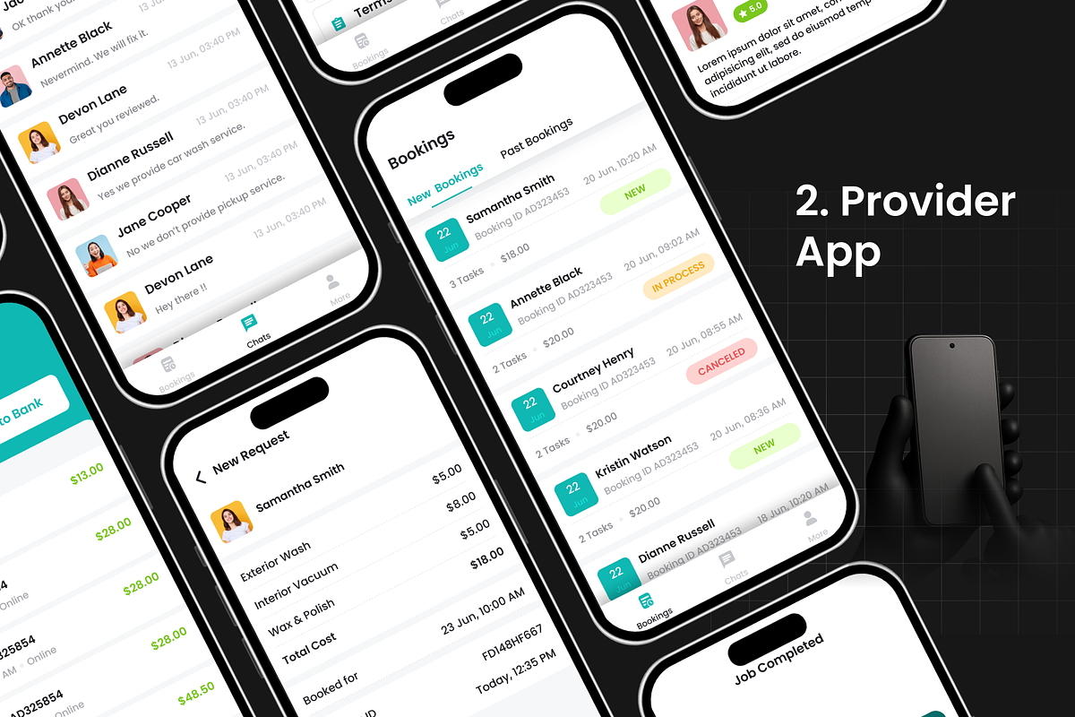 Carwash Booking App | DeliCarwash preview 6