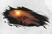Halftone Grunge Paint Strokes Brush, a Brush Add-On by zahidhossainalif (Thumbnail 3 of 5)