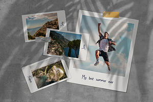 Polaroid Photo Templates Bundle