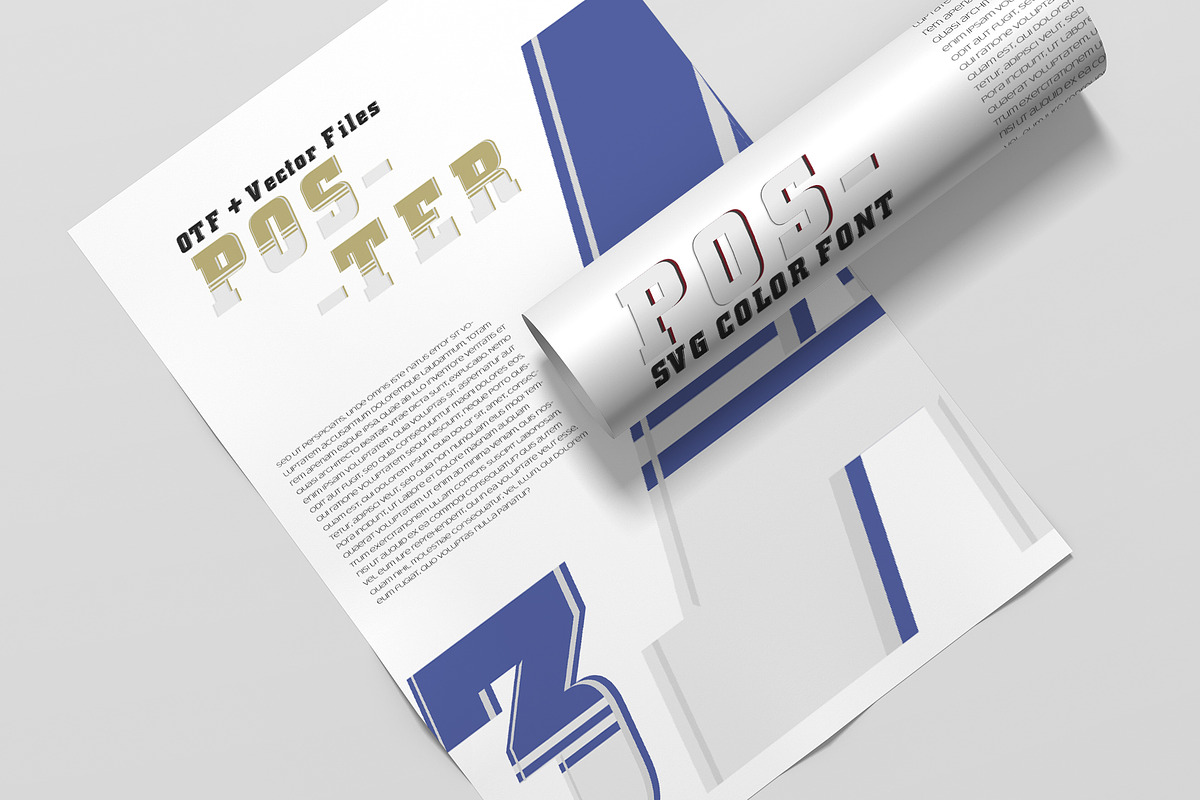 OTF color font - Fargo, a Serif Font by Pixnugget (Photo 9 of 10)