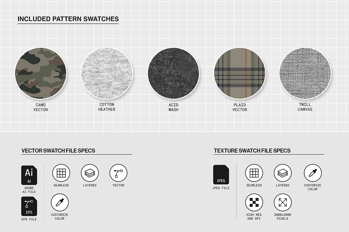 Baby Toddler Tech Pack Template Kit, an Apparel Mockup by Swatch Supply (Photo 5 of 6)