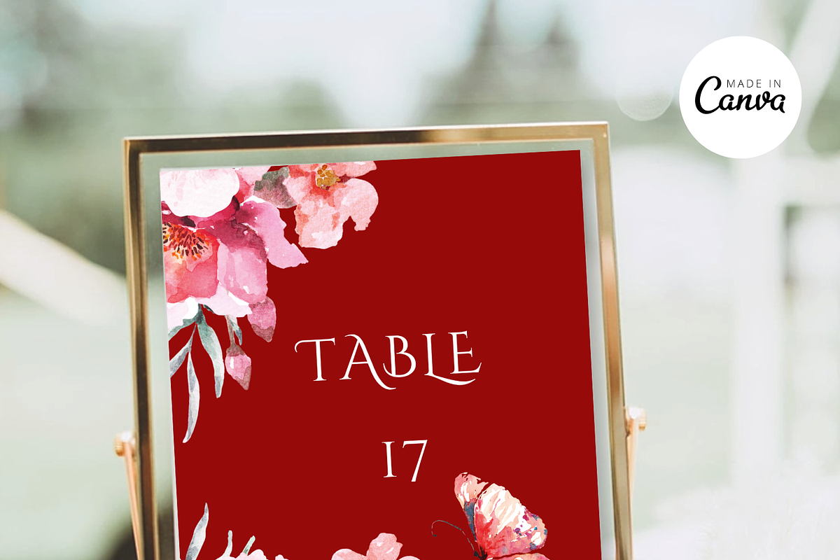 Asian Floral Wedding Invite - B1, an Invitation Template by YeeqsWedding (Photo 7 of 8)