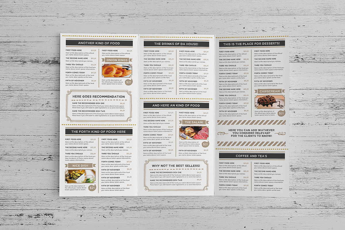 The Rustic Menu, a Brochure Template by Luuqas Design (Photo 11 of 11)