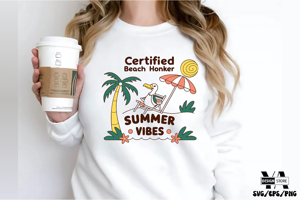 Summer Goose SVG PNG Sublimation Bun, an Illustration by Ya_ Design Store (Photo 3 of 12)