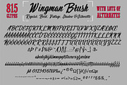50% OFF Wingman, a Script Font by Fontforecast (Thumbnail 8 of 12)