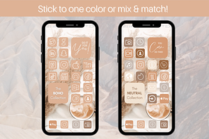 BOHO Theme IOS 14 App Icon Pack