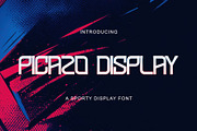 Picazo Display - Sporty Display Font, a Sans Serif Font by fluffstudio (Thumbnail 5 of 9)