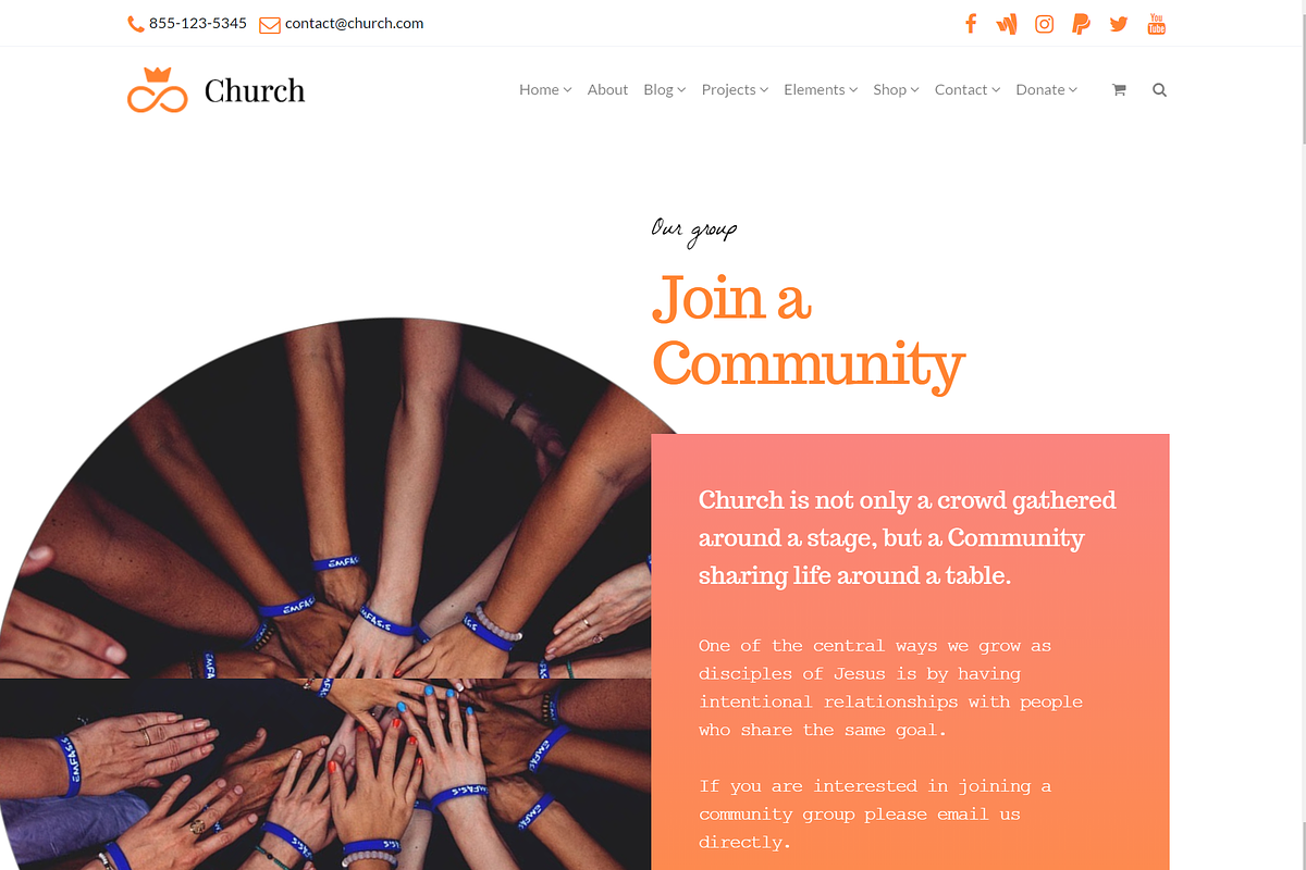 Church Religious WordPress Theme, a WordPress Template by Visualmodo (Photo 19 of 31)
