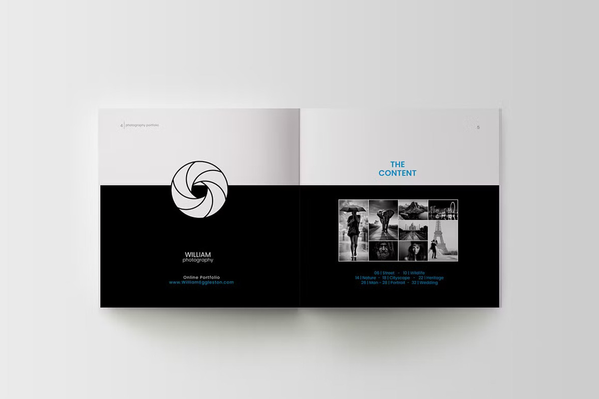 Photography Portfolio Template, a Brochure Template by adekfotografia (Photo 3 of 10)