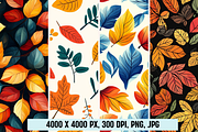 Autumn Leaves Seasonal Patterns, a Pattern Graphic by PrintHaven Designs (Thumbnail 4 of 10)