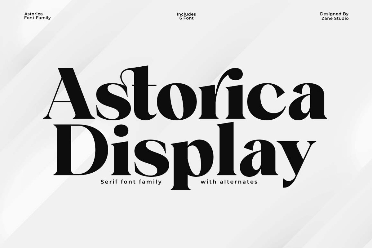 Astorica Display -  Font Family, a Serif Font by Zane Studio (Photo 15 of 16)