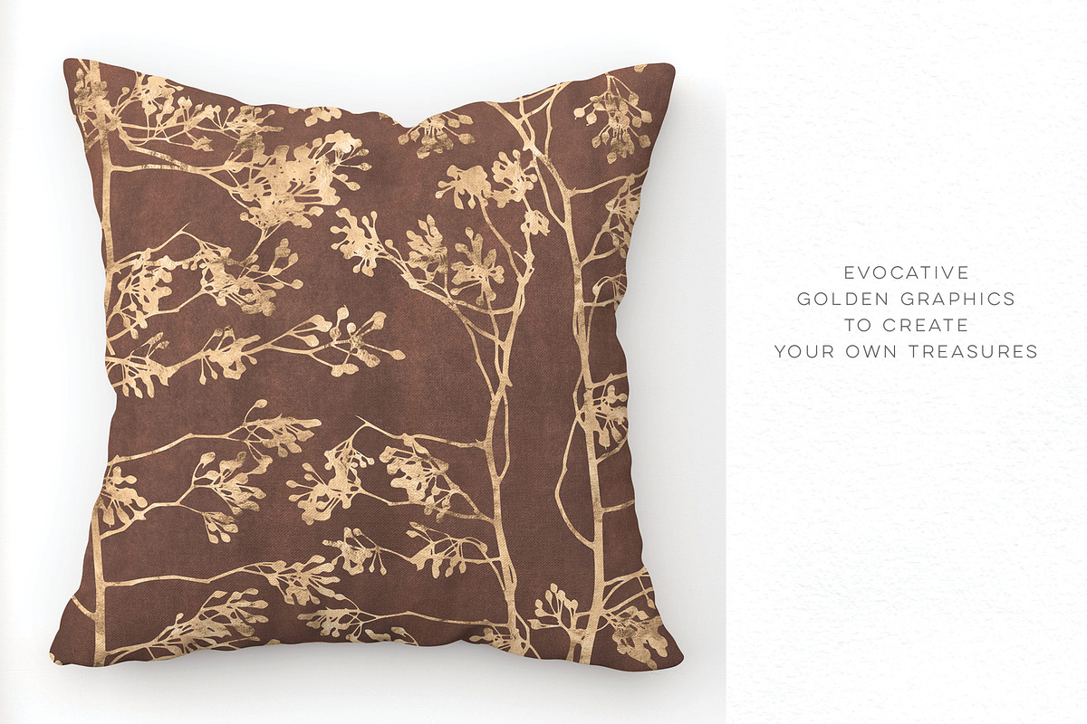 Natural Gold Patterns & Texture Pack, a Pattern Graphic by Blixa 6 Studios (Photo 5 of 5)
