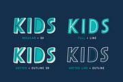 Papercute Inline Font Collection, a Font by S&C Type (Thumbnail 3 of 10)