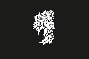 Greek God Zeus Logo Design