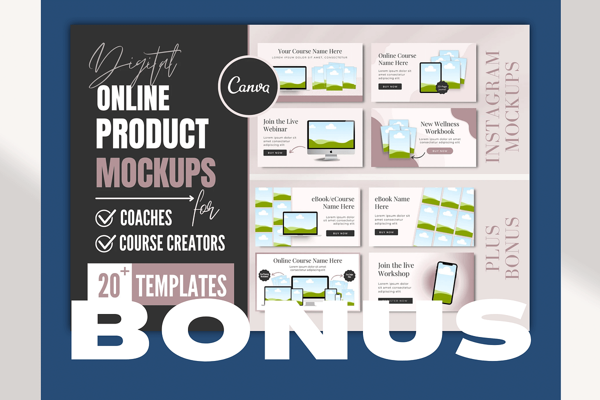 Etsy Listing Mockup | Canva Bundle, a Product Mockup by Designs by Darowan (Photo 6 of 10)