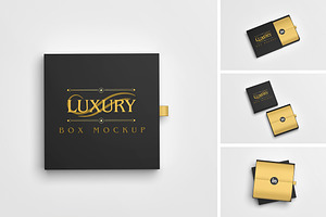 Presentation Box Mockup with LinkedI, a Merchandise Mockup by AnasStudio