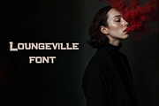 Loungeville font-Regular-080-25, a Font by canve (Thumbnail 1 of 2)