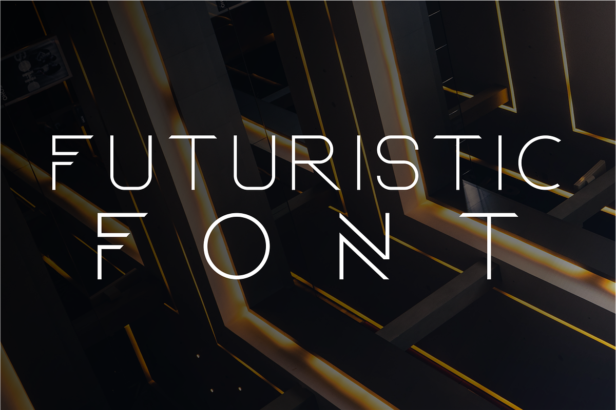 Fenomeno | Futuristic Font, a Sans Serif Font by Muntab_Art (Photo 2 of 7)