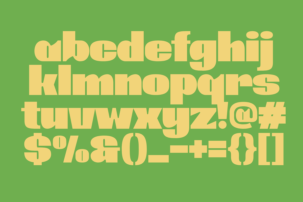 Muach Bold – Retro Display Font, a Sans Serif Font by MaikoHatta (Photo 5 of 7)
