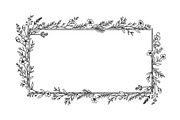 Rustic Floral Frame SVG Bundle, an Illustration by jahid234 (Thumbnail 4 of 31)