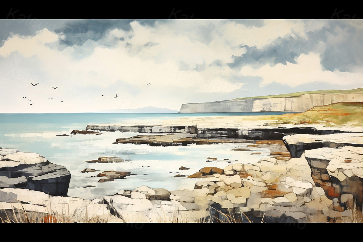 Landscapes, seascapes, still life, a Seasonal Illustration by Bubert Art (Photo 8 of 10)