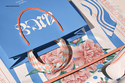 Scarf Twilly Leather Bag Mockup, a Mask Mockup by creatsy5 (Thumbnail 4 of 6)