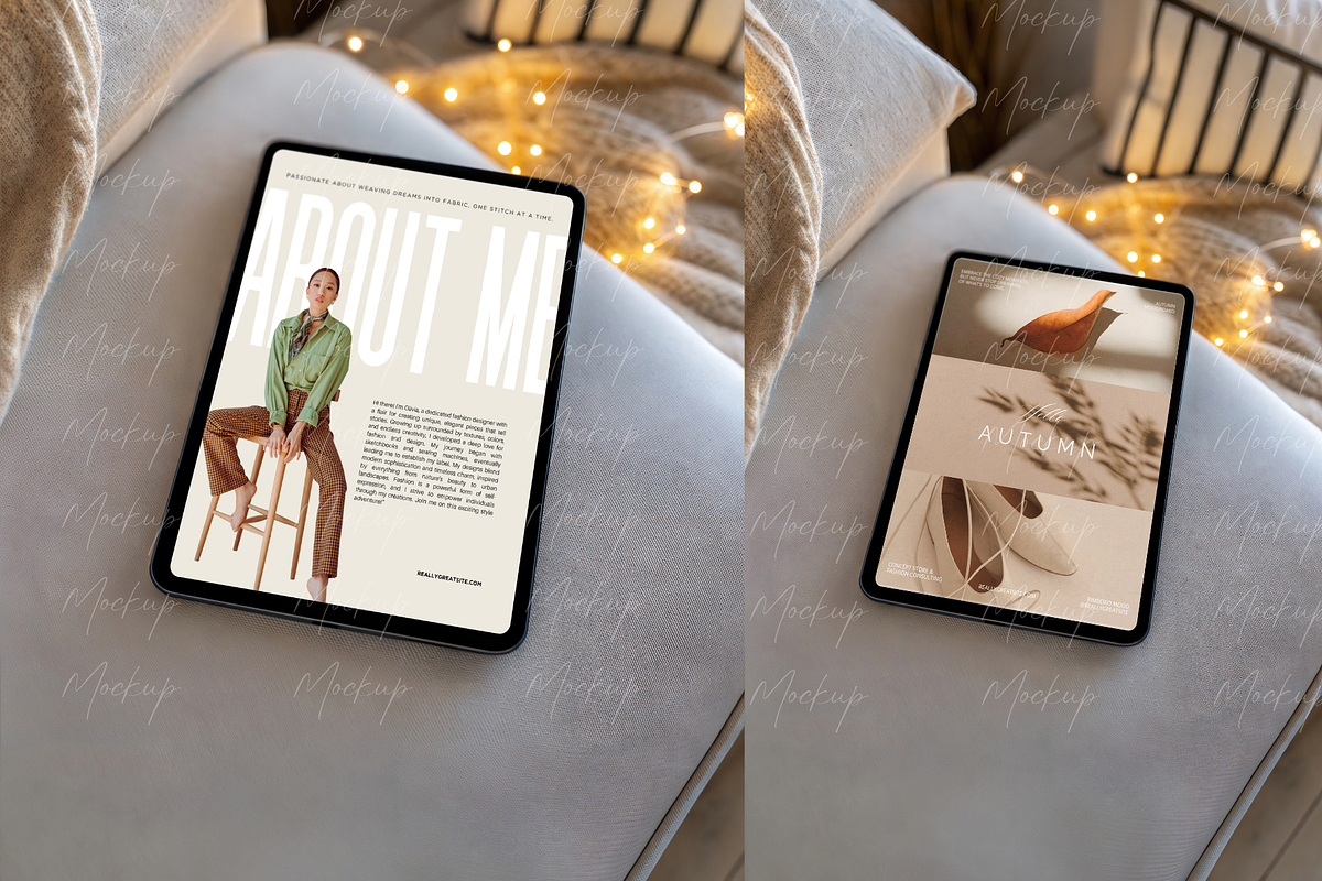 Elegant iPad Screen Mockup, a Product Mockup by TatiMockup (Photo 3 of 3)