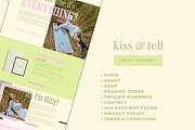 Squarespace Author Website Template, a Squarespace Template by Billie Grace Studio (Thumbnail 3 of 8)