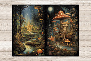 Magic Forest Junk Journal Page, a Seasonal Illustration by GlamArtZhanna (Thumbnail 6 of 9)