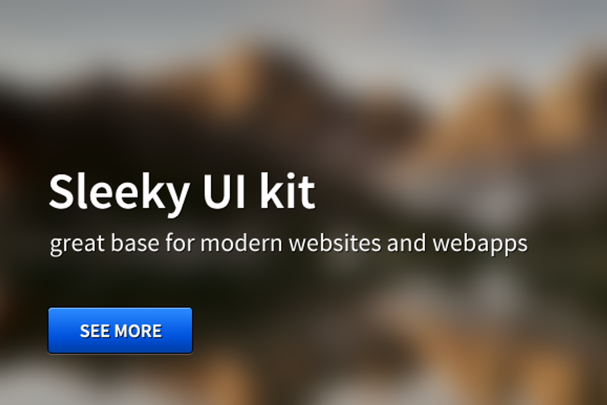 Sleeky GUI Kit, an UI Kit Template by Kuba Stanek (Photo 1 of 2)