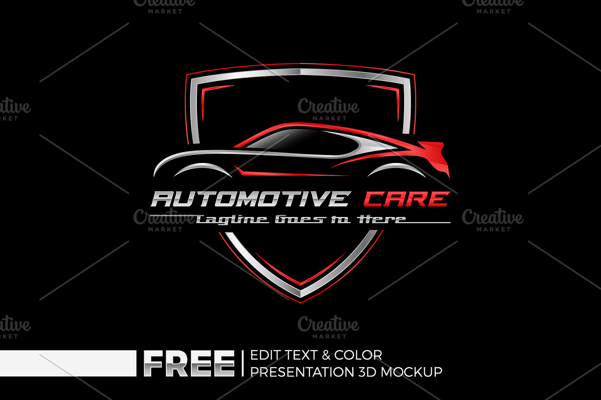 Automotive Car Logo Template, a Branding & Logo Template by Nahid Hasan Nilim (Photo 1 of 5)