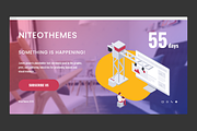 CMP Delta - Coming soon,Maintenance, a WordPress Template by NiteoThemes (Thumbnail 2 of 2)