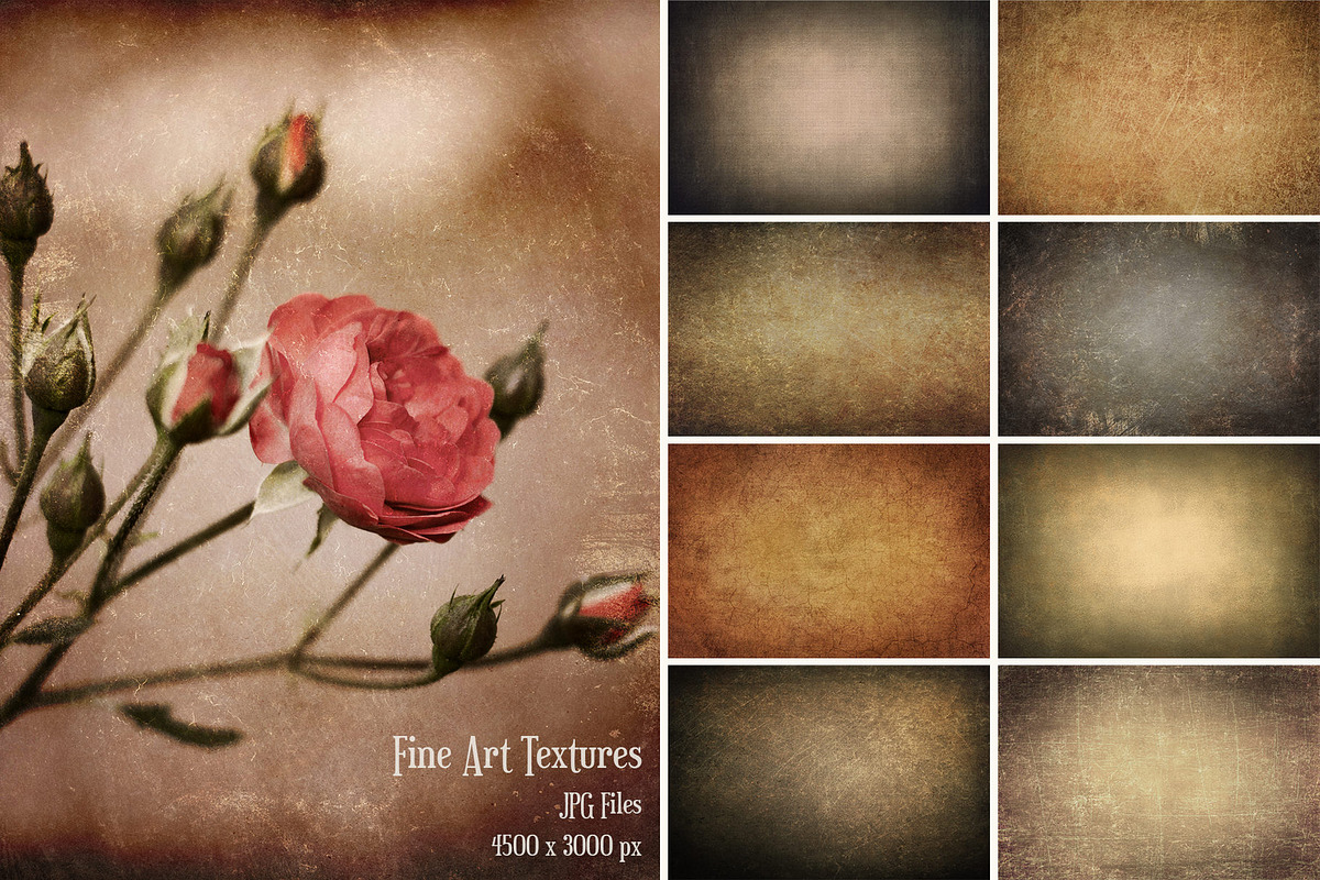 Fine Art Texture 5, a Layer Style Add-On by HappyNews (Photo 1 of 9)