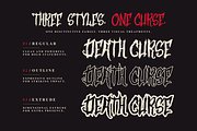 Death Curse - Gothic Horror Font, a Blackletter Font by agnyhasyastudio (Thumbnail 11 of 17)