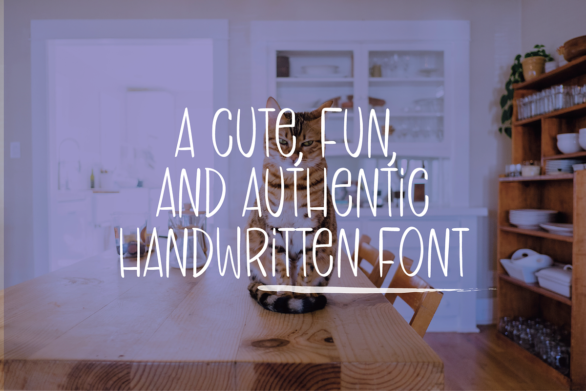 SARBACANE | Handwritten font, a Handwritten Font by Fearless Confetti (Photo 5 of 8)