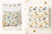 Roar baby roar Patterns & Clipart, an Animal Illustration by GoldmoonUA (Thumbnail 4 of 5)