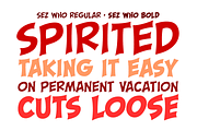 Sez Who Sez You - lively comic font, a Sans Serif Font by Comicraft Fonts (Thumbnail 2 of 3)