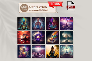 Meditation Canva Templates