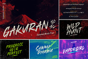 Japan Brush Style Font Bundle, a Handwritten Font by tkzgraphic (Thumbnail 14 of 15)