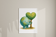 17 Earth Clipart, a Decorative Illustration by Pati Charm Studio (Thumbnail 7 of 8)