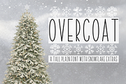 Overcoat Font, a Sans Serif Font by CraftyLittleNodes (Thumbnail 1 of 3)