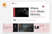 Fashion Brand PowerPoint Template, a Presentation Template by Eklip Studio (Thumbnail 1 of 6)