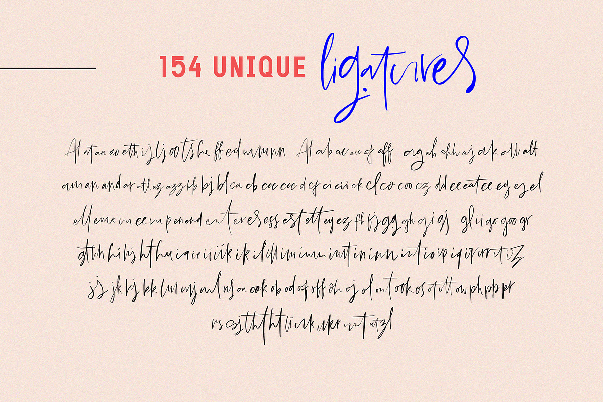 Minted Mood / Font Duo, a Script Font by Fortunes Co (Photo 9 of 15)