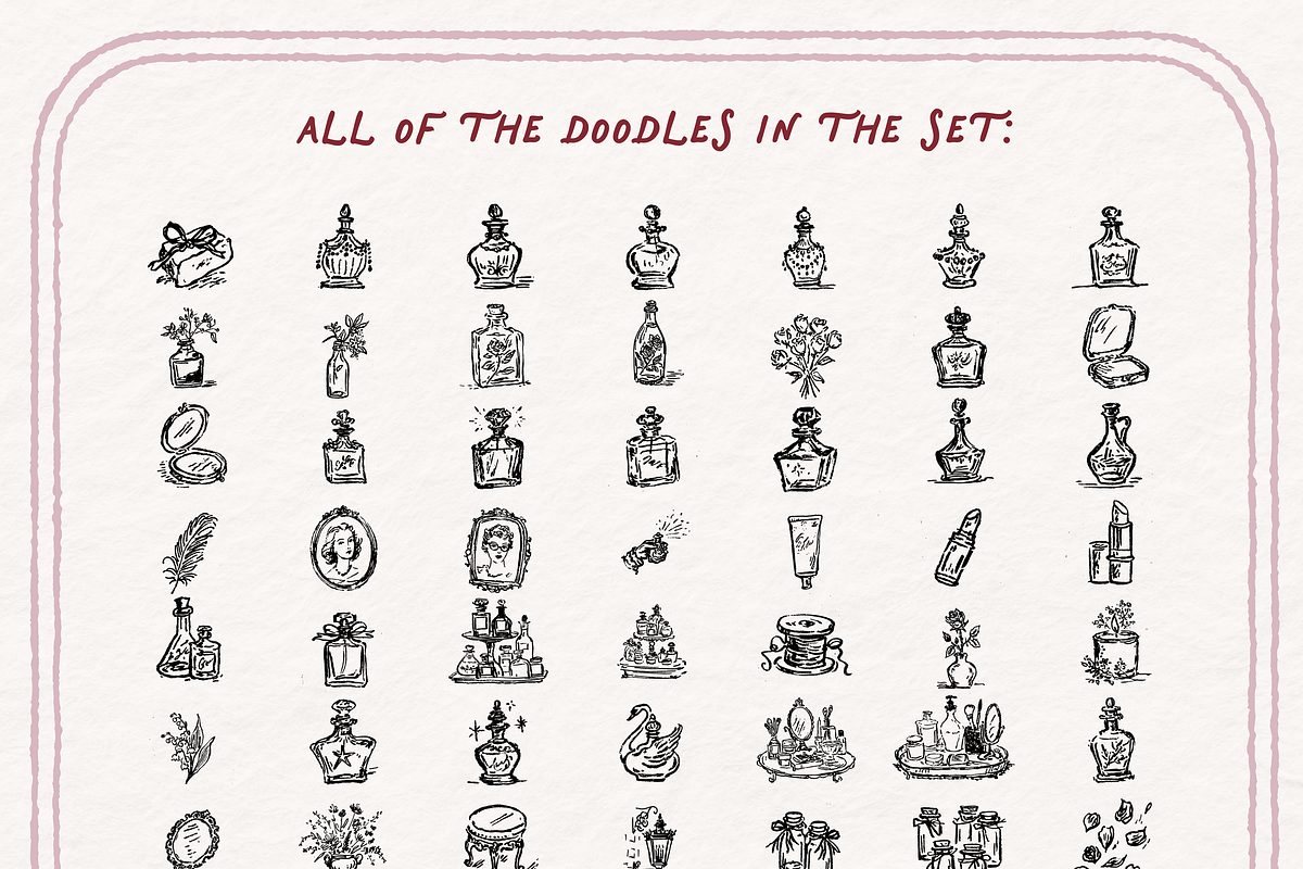 Perfume Clipart, Vanity Vector Art, an Object Illustration by The October Creative (Photo 5 of 12)