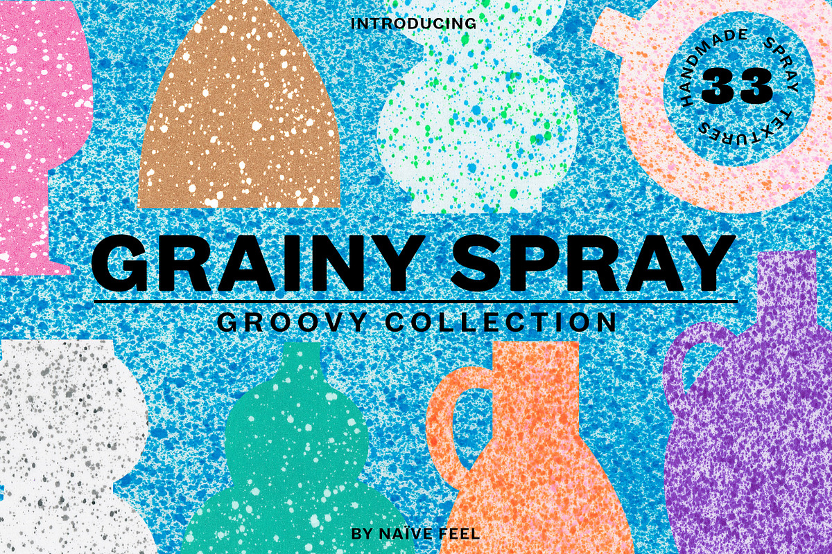 Grainy Spray Textures, a Texture Graphic by Naive Feel (Photo 1 of 9)