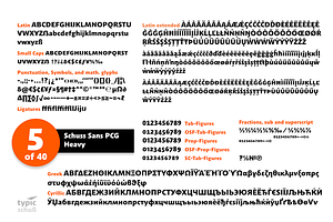 SchussSansPCGHeavy No.05 1 Font