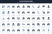 50 Respiratory & Pulmonology Icons, a Duotone Icon by Symbolic Language (Thumbnail 2 of 3)