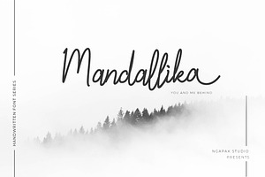 Mandallika | Handwritten Font Series
